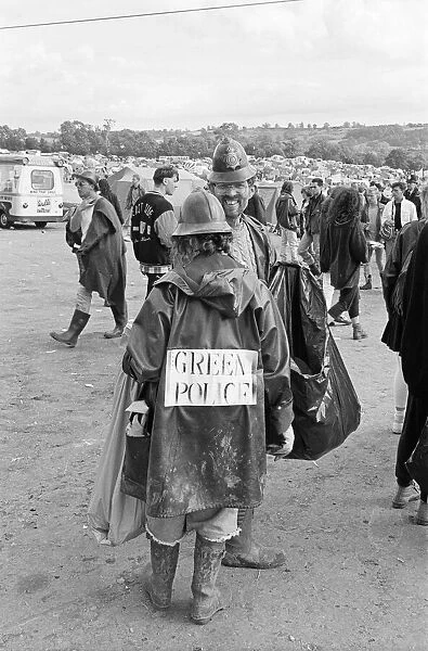 Glastonbury Festival, Pilton, Somerset. Picture shows scenes from the 1990
