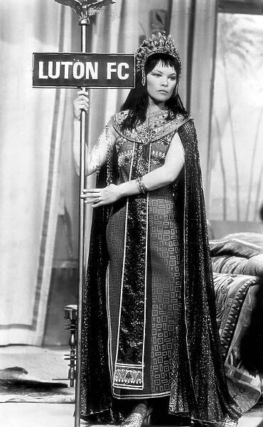Glenda Jackson stars in Morecambe and Wise television programme as Cleopatra on BBC TV