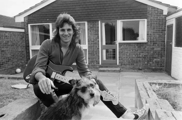 Framed Print : Glenn Tipton, member of heavy metal rock group Judas Priest, pictured at home Framed Print : Glenn Tipton, member of heavy metal rock group Judas Priest, pictured at home