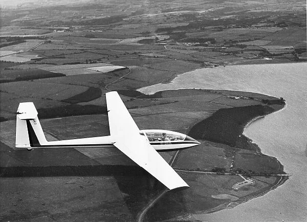 Gliding over Northumberland. 3rd July 1977