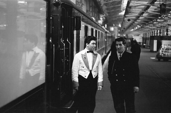 The Golden Arrow Pullman leaving London Victoria 5th January 1965