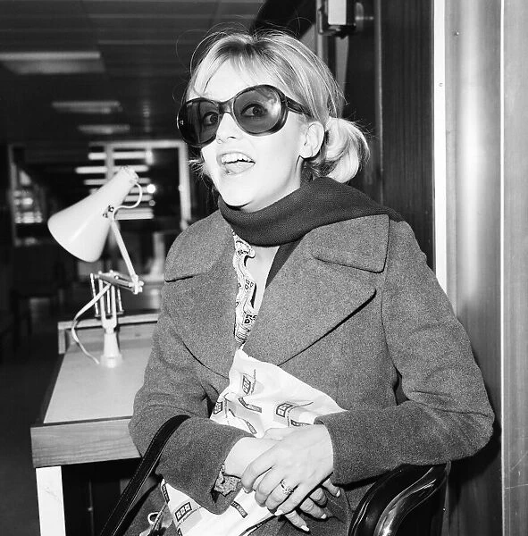 Goldie Hawn, American actress pictured at London Heathrow Airport