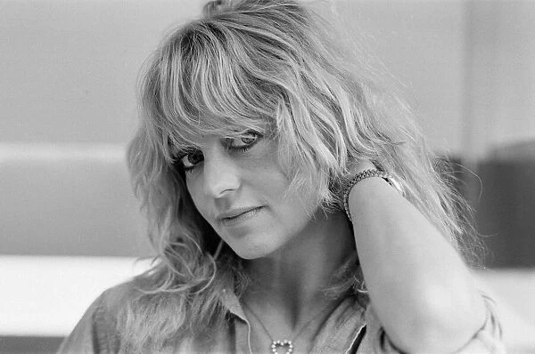 Goldie Hawn, American actress, in the UK to promote new film, Private Benjamin