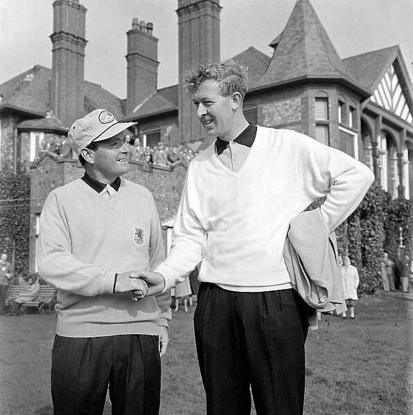 Golf The Ryder Cup October 1961 Dai Rees left at The Royal Lytham & St Annes