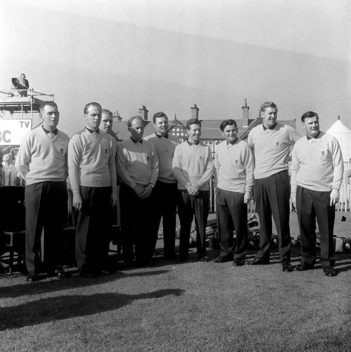 Framed Print : Golf - Ryder Cup - October 1961 The European Ryder Cup Team at the Royal Lytham Framed Print : Golf - Ryder Cup - October 1961 The European Ryder Cup Team at the Royal Lytham
