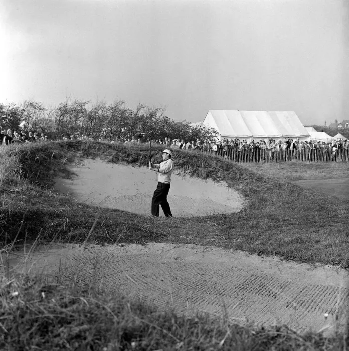 Framed Print : Golf - Ryder Cup - October 1961 at the Royal Lytham & St Annes Golf Course in