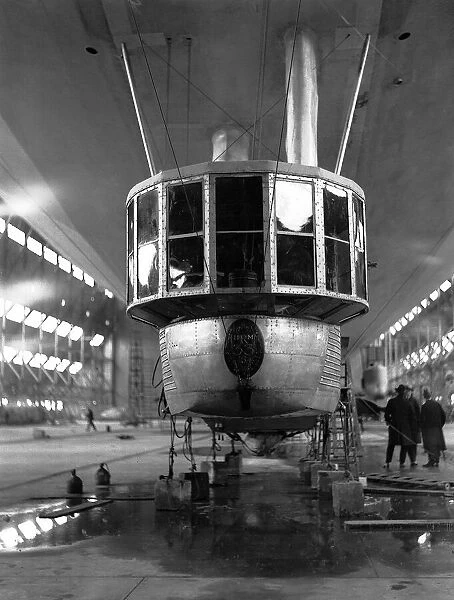 The gondalier of the Armstrong Whitworth R33 Airship inside it