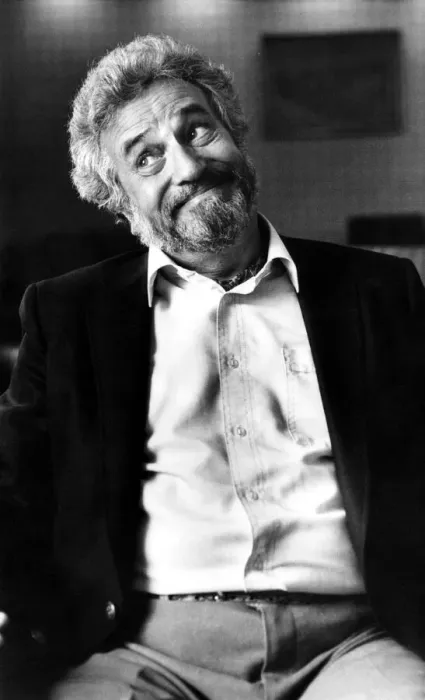 Framed Print : Former Goon Michael Bentine is interviewed for The Journal