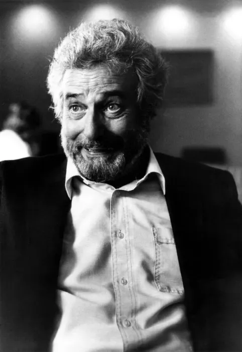 Framed Print : Former Goon Michael Bentine is interviewed for The Journal
