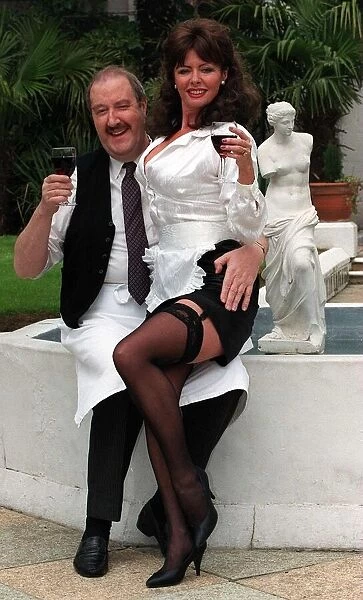 Gordan Kaye Actor and Vicki Michelleback together again to help promote the release of