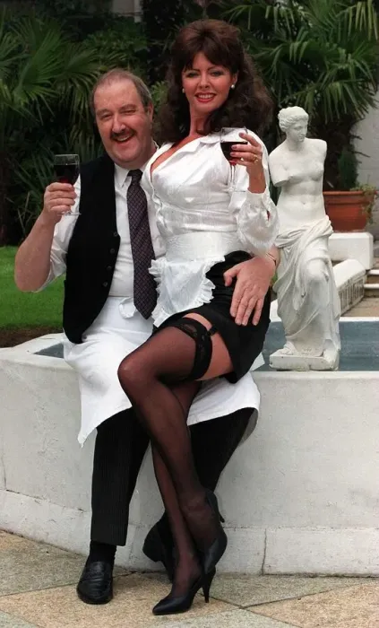 Framed Print : Gordan Kaye Actor and Vicki Michelleback together again to help promote the release of Framed Print : Gordan Kaye Actor and Vicki Michelleback together again to help promote the release of