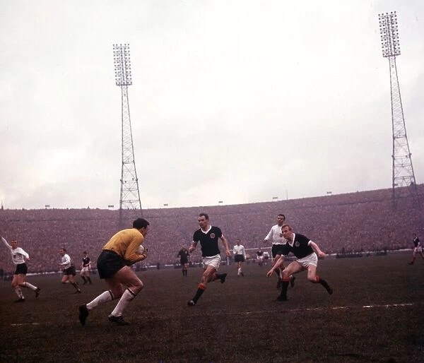 Gordon Banks England 1964 Scotland v England football