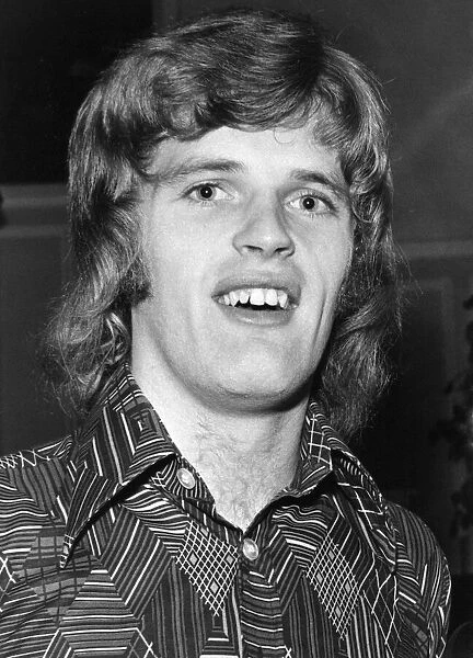 Gordon McQueen, Leeds United Football Player, casually dressed, November 1974