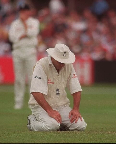 Graeme Hick disappointed after missing a catch