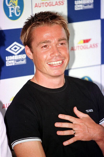 Graeme Le Saux who has just been signed for Chelsea August 1997