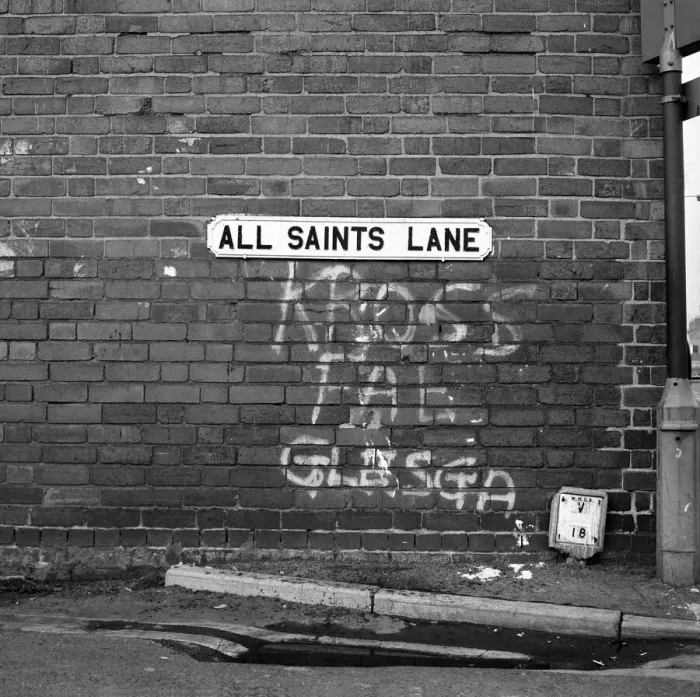 Framed Print : Graffiti covered wall after a football match February 1975 75-01052-012 Framed Print : Graffiti covered wall after a football match February 1975 75-01052-012