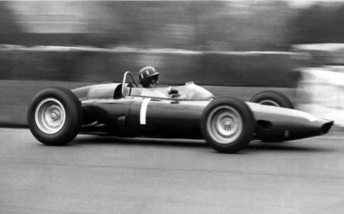 Framed Print : Graham Hill on the last lap April 1963 Framed Print : Graham Hill on the last lap April 1963