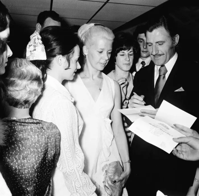 Framed Print : Graham Hill signing autographs at the Daily Mirror Motoring Celebrity Dinner at the Savoy Framed Print : Graham Hill signing autographs at the Daily Mirror Motoring Celebrity Dinner at the Savoy