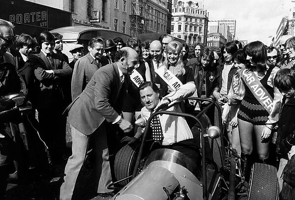 Graham Hill with Stirling Moss 1972