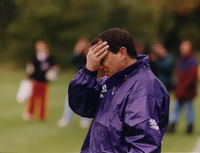 Framed Print : Graham Taylor October 1993 England Football Manager