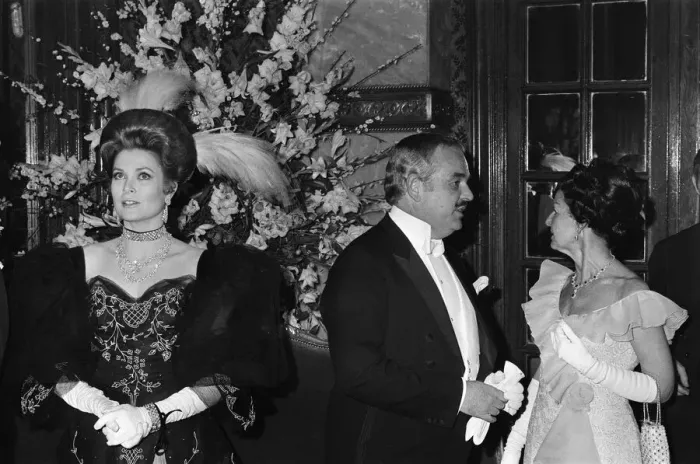 Framed Print : A grand ball at the reopening of the Salle Europe room at Monte Carlo Casino, Monaco