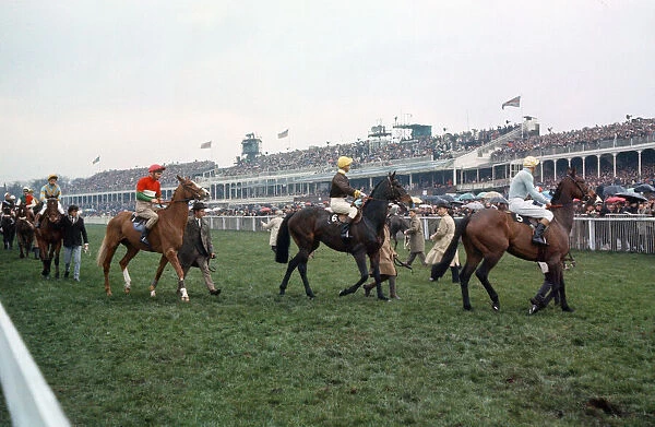 Grand National Horserace held at Aintree, Liverpool. Horses