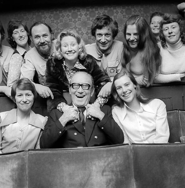 He was the grand old man of comedy. Arthur Askey is pictured here on 17th April 1975
