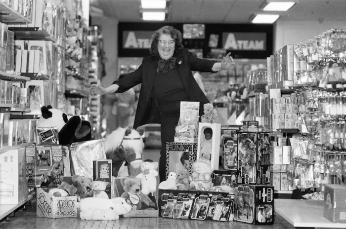 Framed Print : Grand Opening, Hamleys Toy Shop, Bull Street, Birmingham, 12th October 1985 Framed Print : Grand Opening, Hamleys Toy Shop, Bull Street, Birmingham, 12th October 1985