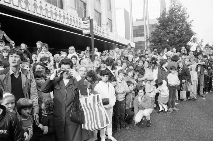 Framed Print : Grand Opening, Hamleys Toy Shop, Bull Street, Birmingham, 12th October 1985 Framed Print : Grand Opening, Hamleys Toy Shop, Bull Street, Birmingham, 12th October 1985