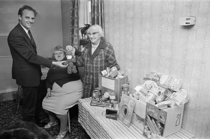 Framed Print : Grangetown pensioners have donated a number of presents Framed Print : Grangetown pensioners have donated a number of presents