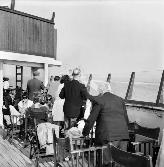 Framed Print : Gravesend to Calais 48 hour trip Via Ferry dancing and French Cafe culture