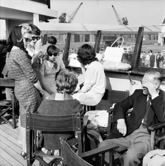 Framed Print : Gravesend to Calais 48 hour trip Via Ferry dancing and French Cafe culture