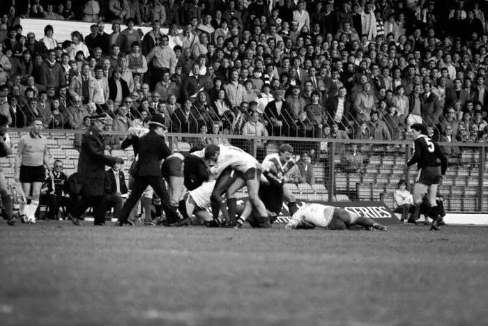 Framed Print : Great Britain v New Zealand Third Test match Elland Road November 1985