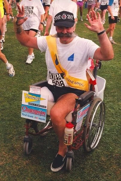 The Great North Run 14 September 1997 - Happy runners after completing the race - Swasie
