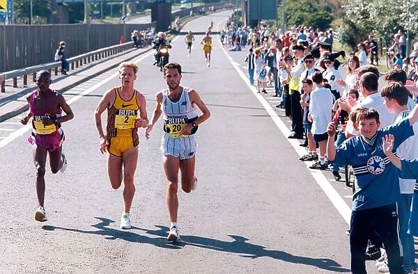Great North Run, 15 September 1996 - The leaders in the men