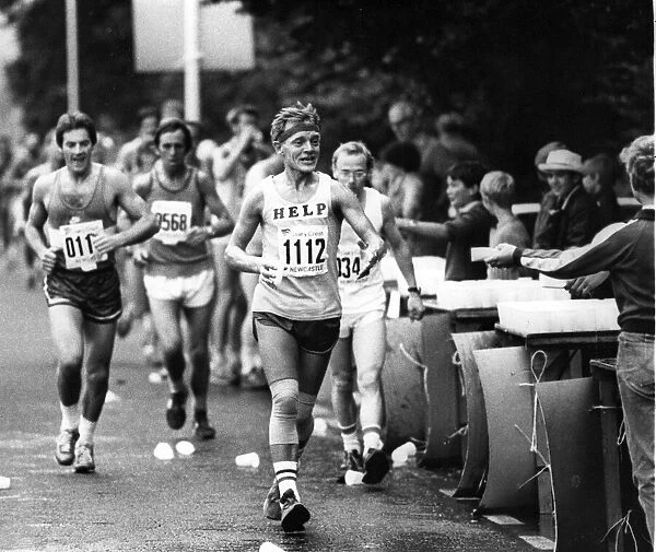 The Great North Run 27 June 1982 - Runners during the race