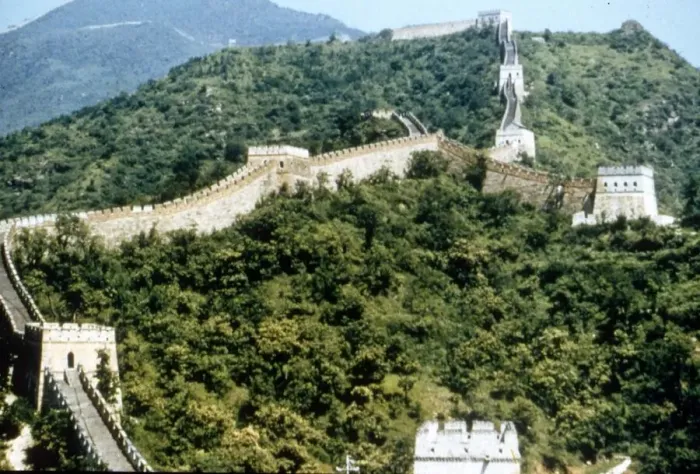 Framed Print : Great Wall of China Beijing circa 1980 Framed Print : Great Wall of China Beijing circa 1980