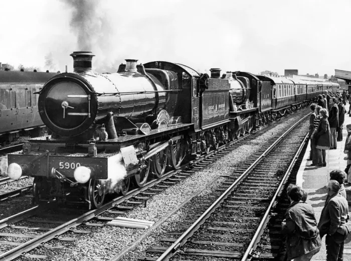 Framed Print : Two former Great Western Railway engines, restored to their original condition Framed Print : Two former Great Western Railway engines, restored to their original condition