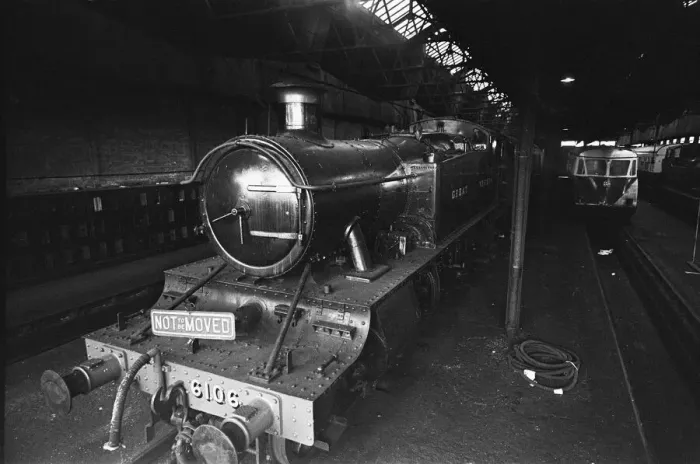 Framed Print : Great Western Railways 6100 class steam locomotive no 6106 seen here at the home