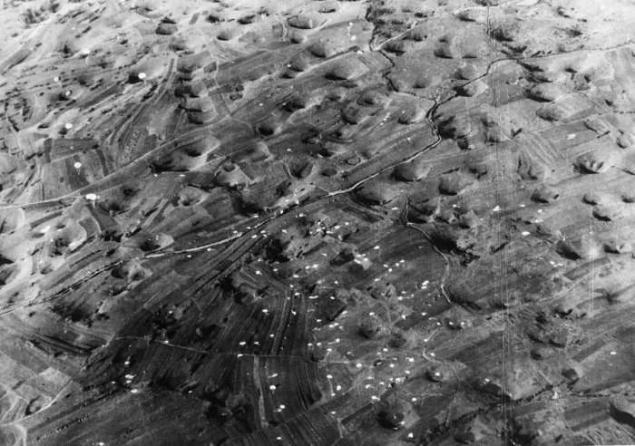 Framed Print : The greatest quantity of airborne supplies ever dropped to resistance forces in Framed Print : The greatest quantity of airborne supplies ever dropped to resistance forces in