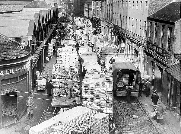The Green Market, Newcastle c. 1958