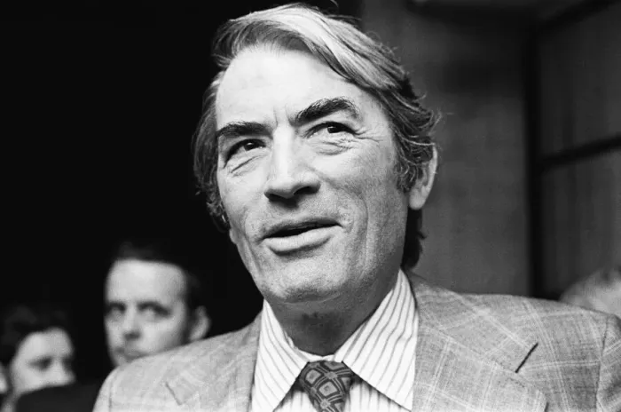 Framed Print : Gregory Peck seen here at a reception held in Windsor before starting filming on his next Framed Print : Gregory Peck seen here at a reception held in Windsor before starting filming on his next