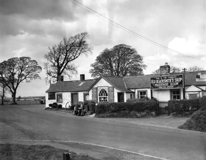 Framed Print : Gretna Green. May 1953 P005178 Framed Print : Gretna Green. May 1953 P005178