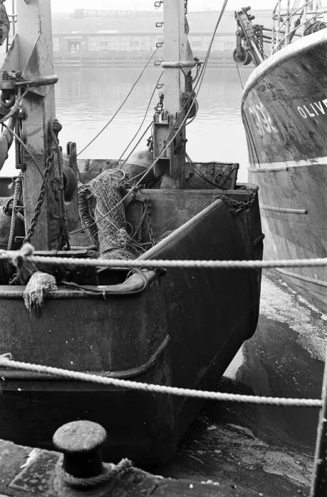 Framed Print : Grimsby fish market, Lincolnshire. 26th September 1963