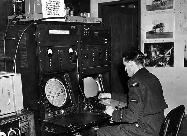 Ground control interception which is used to inform night fighters of enemy aircraft at a