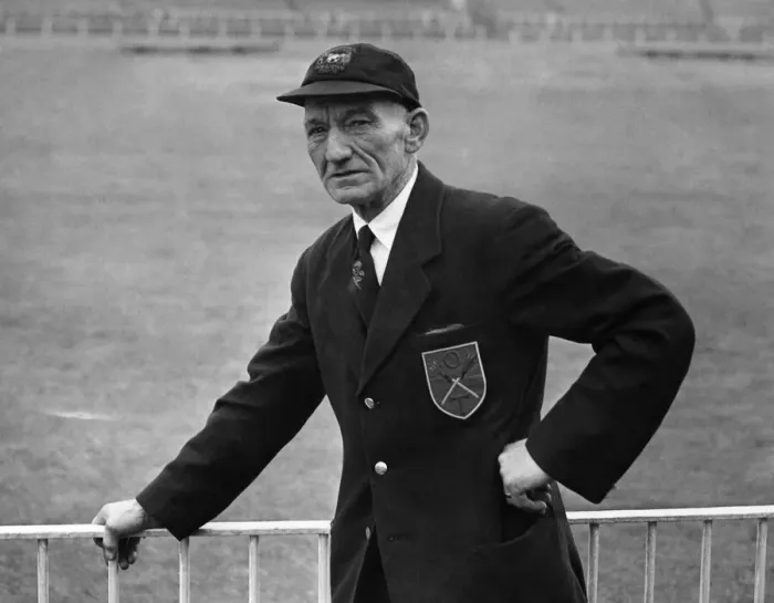 Framed Print : Groundsman Herry Williams whose all-out efforts saved the third Test match between Framed Print : Groundsman Herry Williams whose all-out efforts saved the third Test match between
