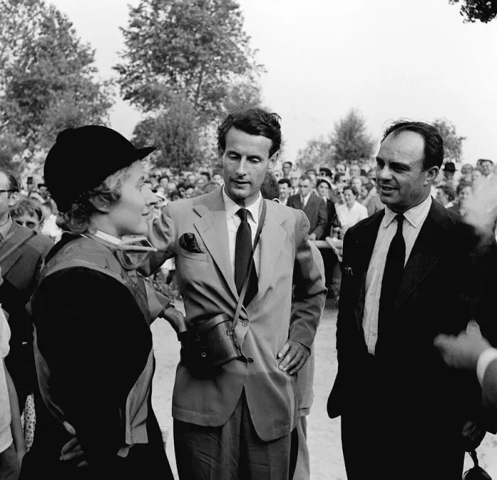 Framed Print : Group captain Peter Townsend with Aly Khan at Le Touquet in France. July1955 Framed Print : Group captain Peter Townsend with Aly Khan at Le Touquet in France. July1955