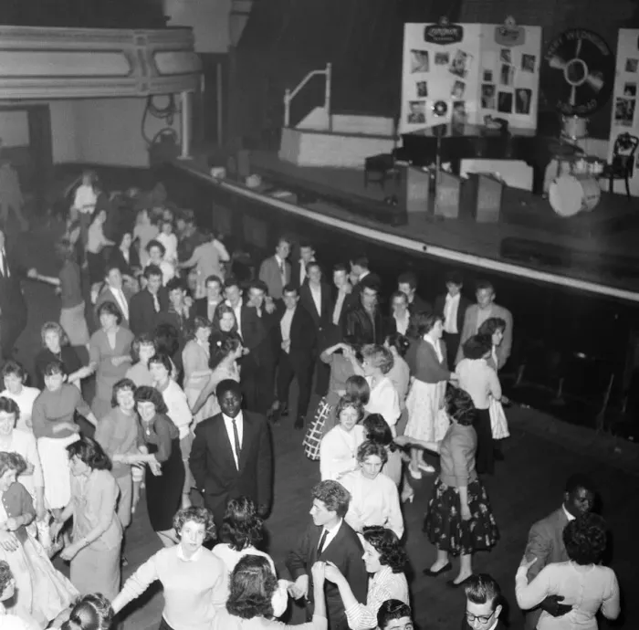 Framed Print : A group of dancers at the Victoria Ballroom. Halifax in West Yorkshire. 10th June 1959 Framed Print : A group of dancers at the Victoria Ballroom. Halifax in West Yorkshire. 10th June 1959