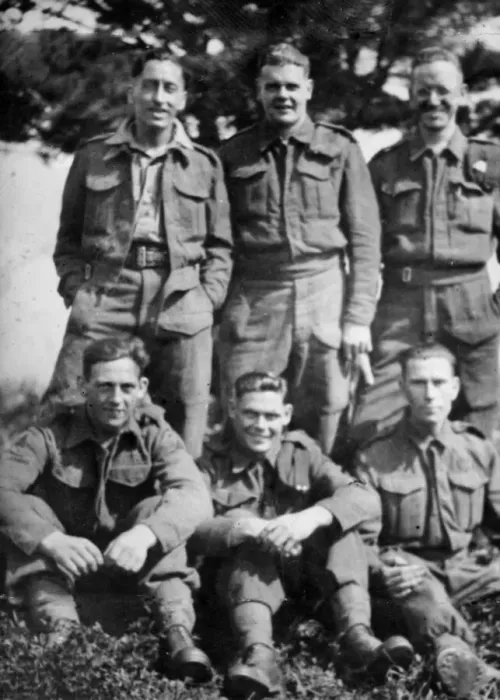 Framed Print : A group of soldiers from Reading, Berkshire, pictured while serving in the Middle East Framed Print : A group of soldiers from Reading, Berkshire, pictured while serving in the Middle East