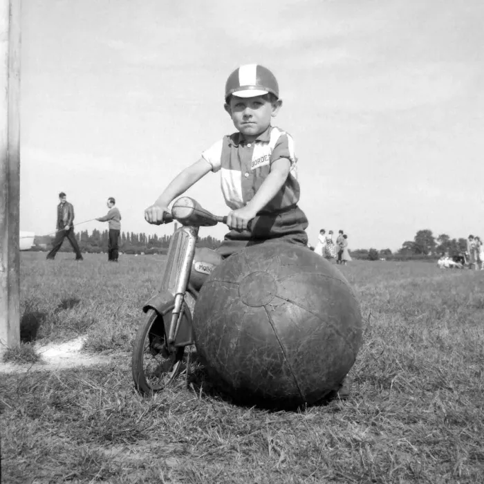 Framed Print : On Guard! Standing sentry duty over a ball almost as big as himself is 5 yr old Russell Framed Print : On Guard! Standing sentry duty over a ball almost as big as himself is 5 yr old Russell